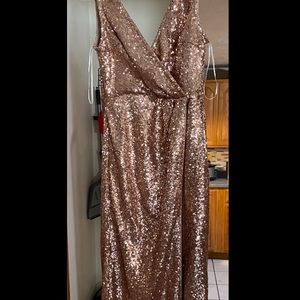 Gold Lulus Prom Dress